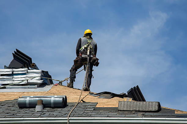 Professional Flat Roof Repair technician working in Uniontown, OH